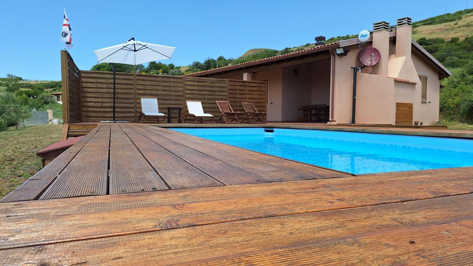Villa Marci Con Piscina Privata A Nulvi Rom bilde