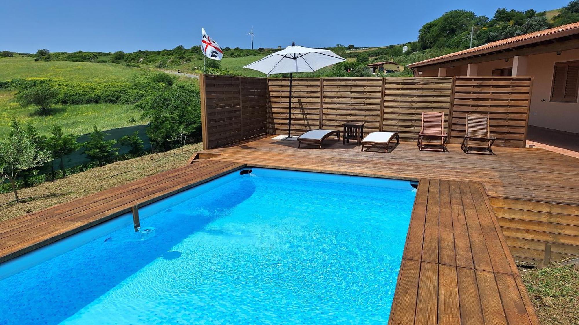 Villa Marci Con Piscina Privata A Nulvi Rom bilde