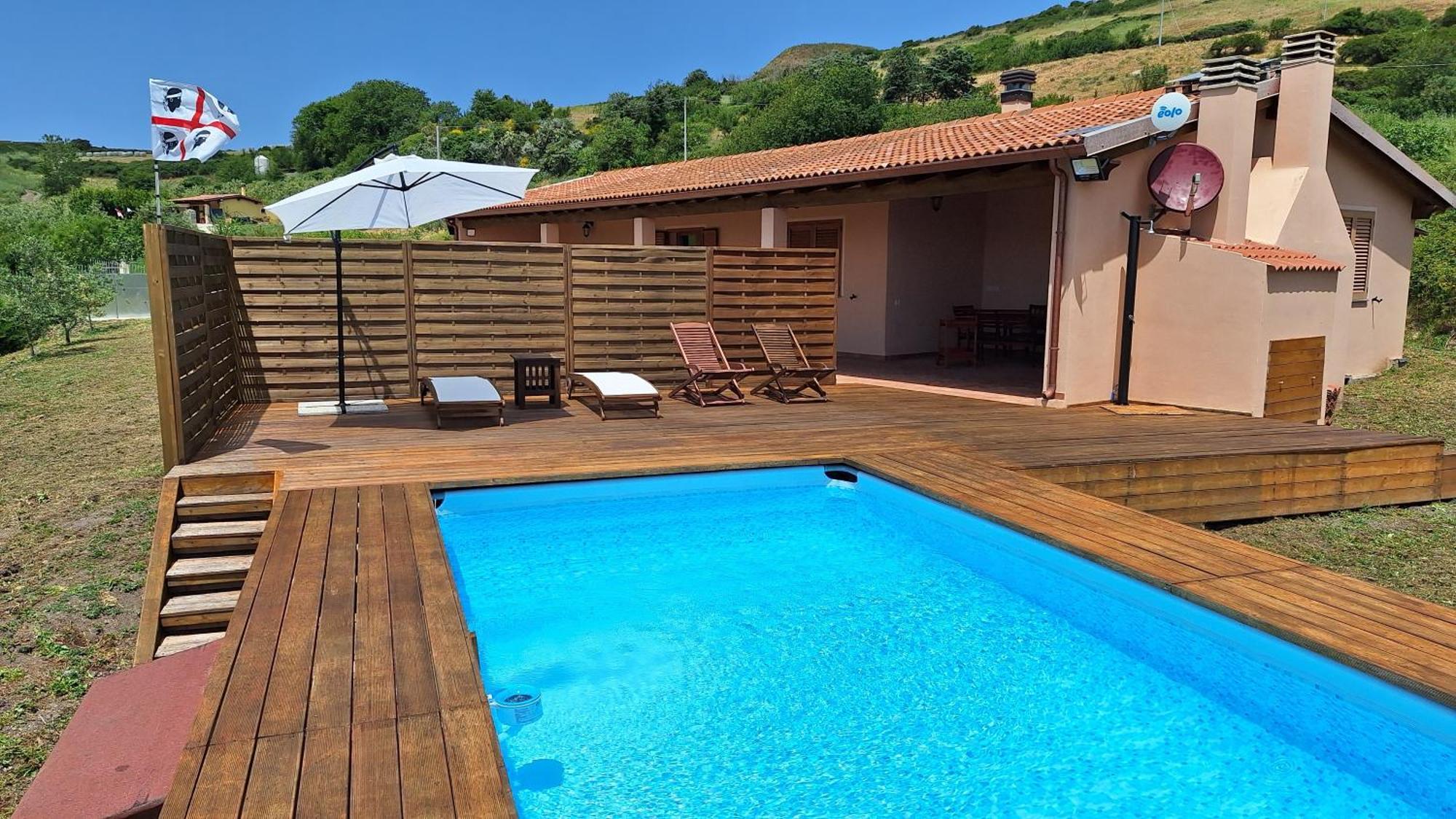 Villa Marci Con Piscina Privata A Nulvi Rom bilde